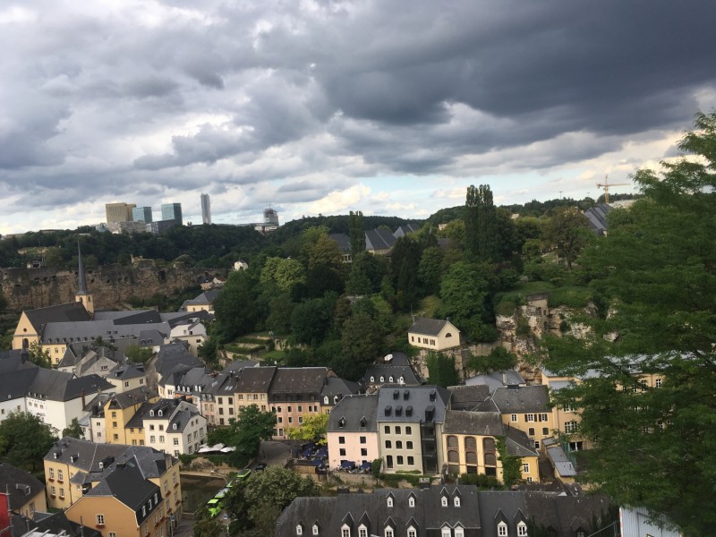 Ismét egy felhős nap Luxemburgban